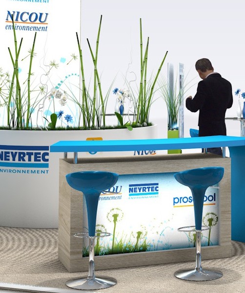 Stand sur mesure salon Pollutec Lyon Eurexpo — In'Pulsion standiste Pollutec