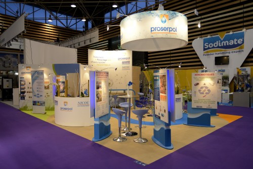 Stand sur mesure personnalisé sur POLLUTEC