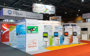 Photo d'un stand réalisé pour Gesway par In'Pulsion