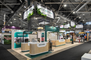 Stand de la Bovida pour le salon SIAL, réalisé par In'Pulsion, décorateur de stand professionnel