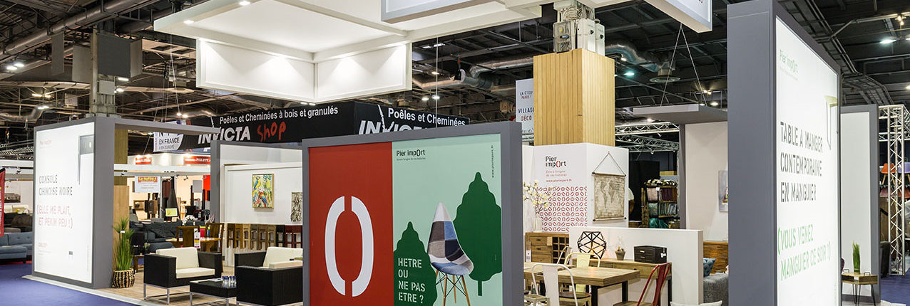 stand sur mesure Pier Import à la Foire de paris 2018