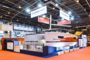 FOUNTAINE PAJOT au Nautic Paris avec le standiste InPulsion