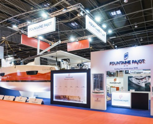 Fountaine Pajot par le standiste européen In'pulsion