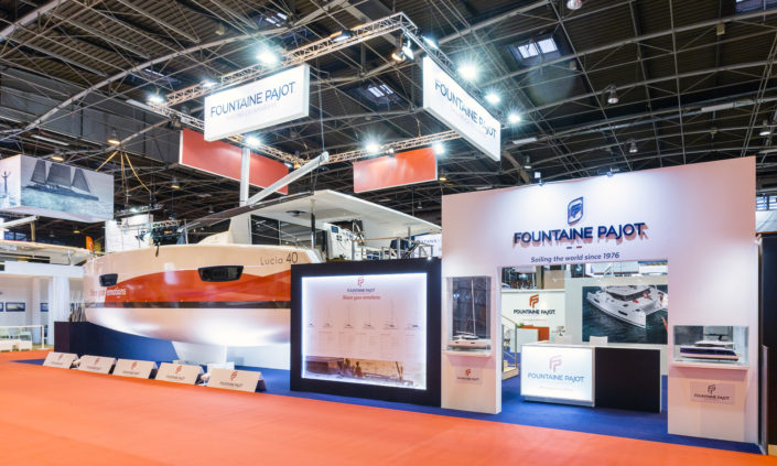 Fountaine Pajot par le standiste européen In'pulsion