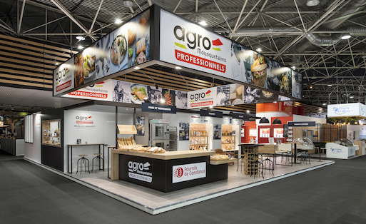 In'Pulsion, installateur stand pour AgroMousquetaires, lors du SIRHA 2021