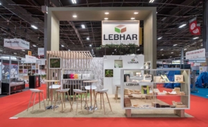 Stand SIRHA réalisé par In'Pulsion pour le Groupe LEBHAR, spécialiste des emballages alimentaires, pour la boulangerie notamment
