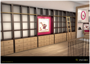 Agencement de boutique, structure commerciale, un savoir faire In'Pulsion