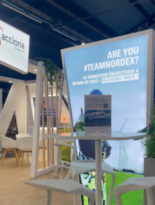 Stand Nordex réalisé par In'Pulsion, stand France